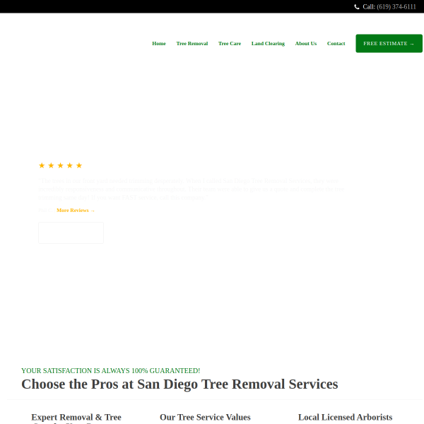 Read more about: Tree Removal Service San Diego CA