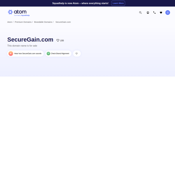  securegain.com screen