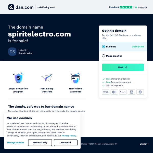  spiritelectro.com screen
