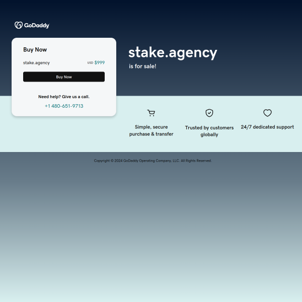  stake.agency screen