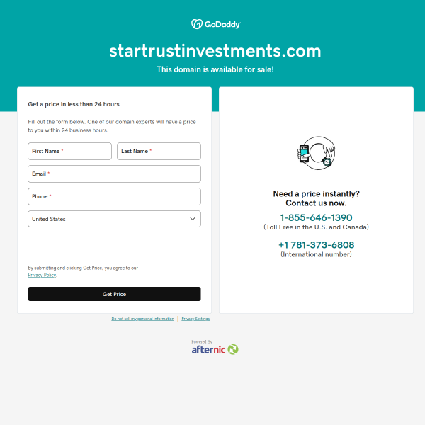  startrustinvestments.com screen