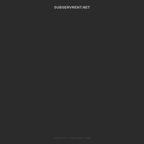  subservrent.net screen