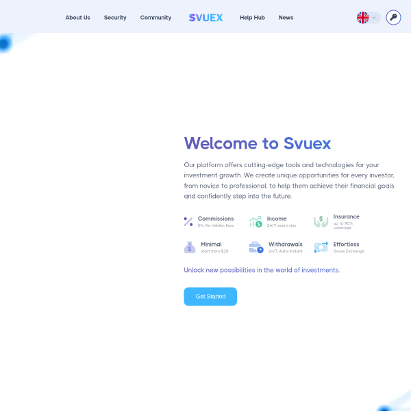 Svuex.com screenshot