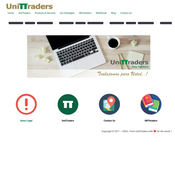  unittraders.com screen
