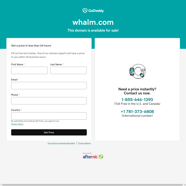  whalm.com screen