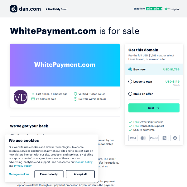  whitepayment.com screen