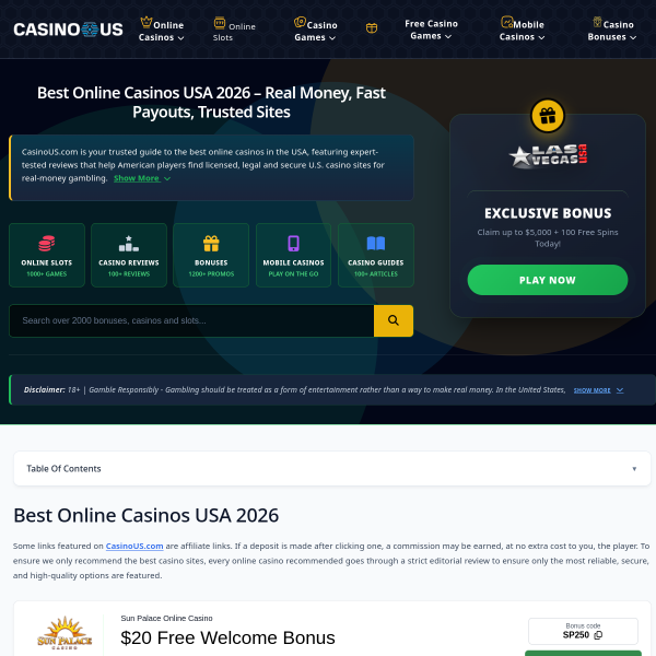 online casinos with casinous