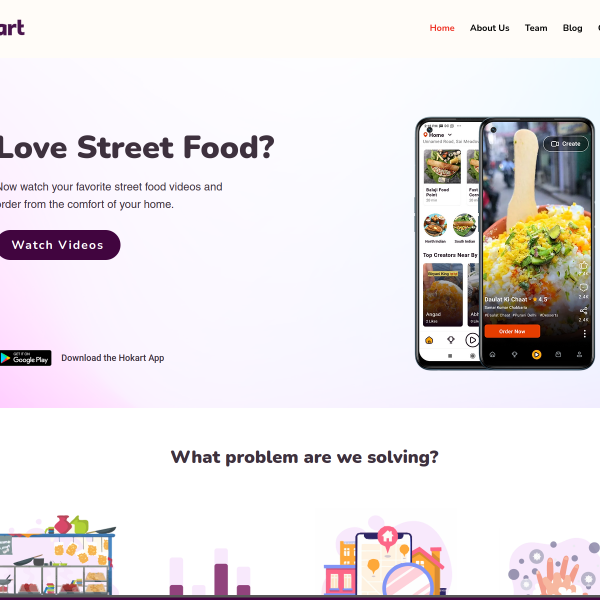 Order Street Food Online | Hokart
