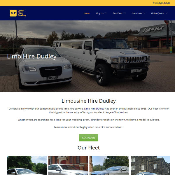Read more about: Limousine hire Dudley