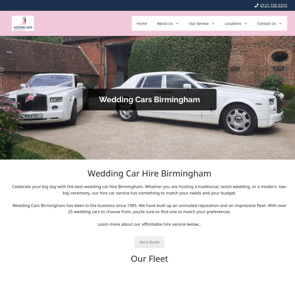 Read more about: Wedding Cars Birmingham