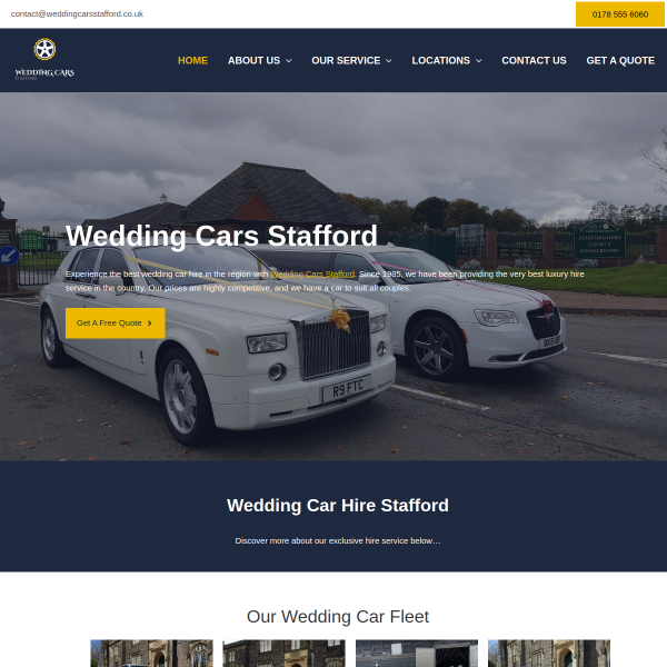 Read more about: Wedding cars in Stafford