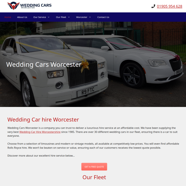Read more about: Wedding Cars in Worcester