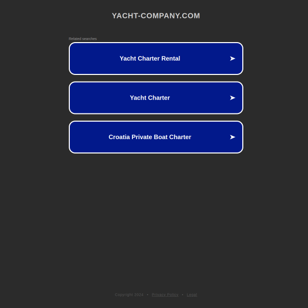  yacht-company.com screen