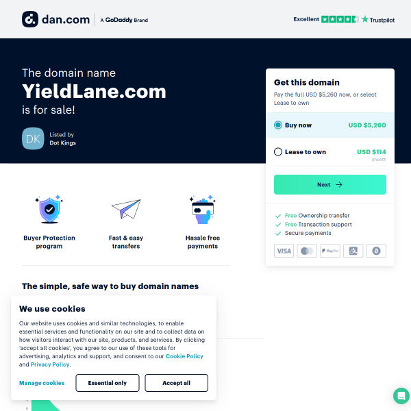  yieldlane.com screen