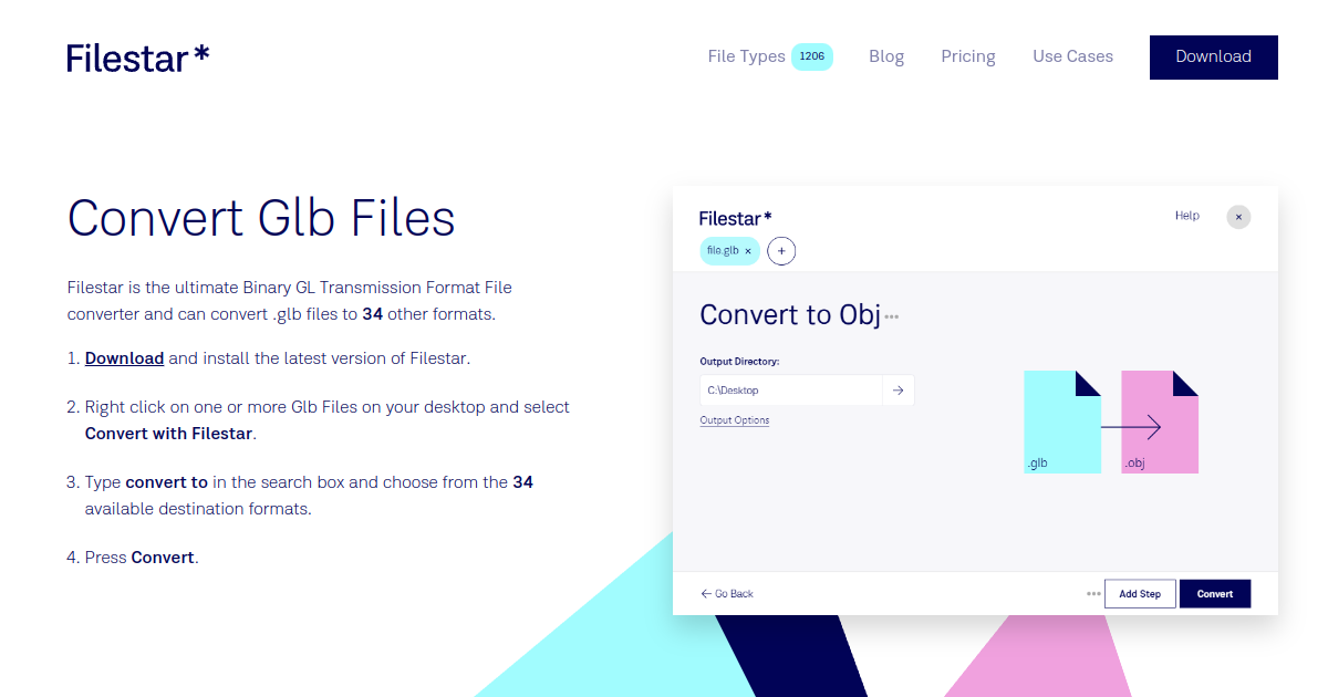 Filestar* | Universal Glb Converter
