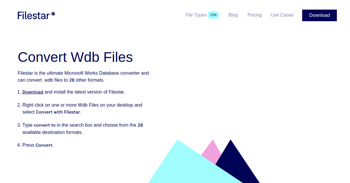 Filestar Universal Wdb Converter