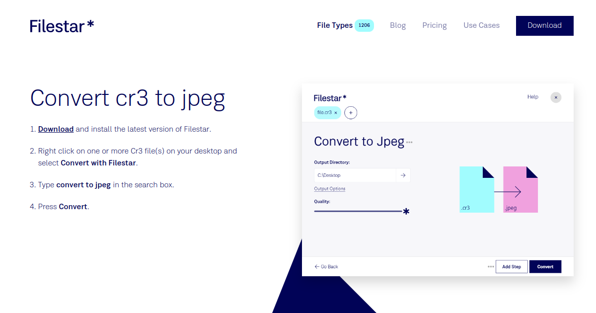 Filestar* Convert Cr3 To Jpeg