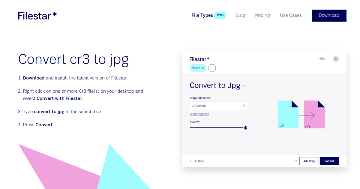 convert bin file to jpg