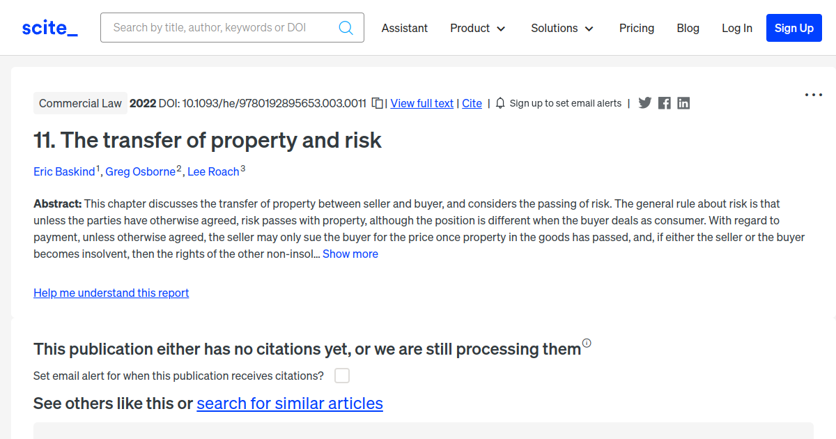 11-the-transfer-of-property-and-risk-scite-report