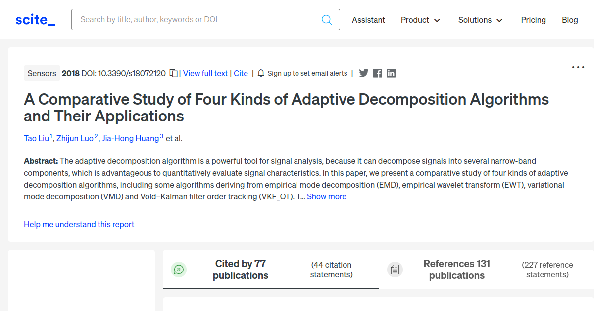 a-comparative-study-of-four-kinds-of-adaptive-decomposition-algorithms