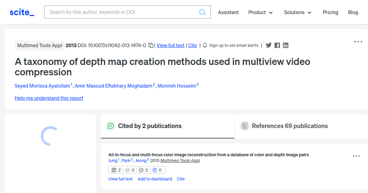 a-taxonomy-of-depth-map-creation-methods-used-in-multiview-video