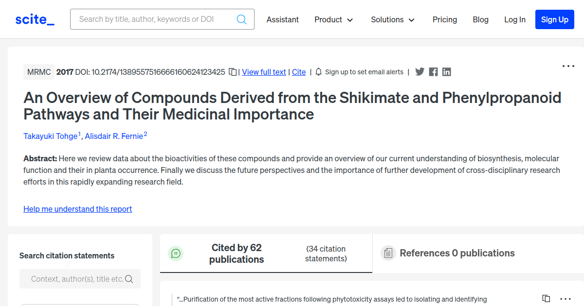 an-overview-of-compounds-derived-from-the-shikimate-and-phenylpropanoid-pathways-and-their