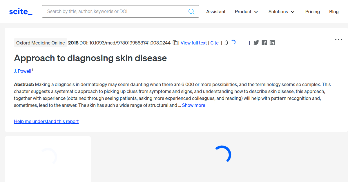 approach-to-diagnosing-skin-disease-scite-report