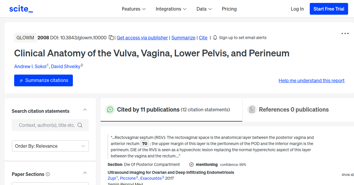 Clinical anatomy of the vulva vagina lower pelvis and perineum