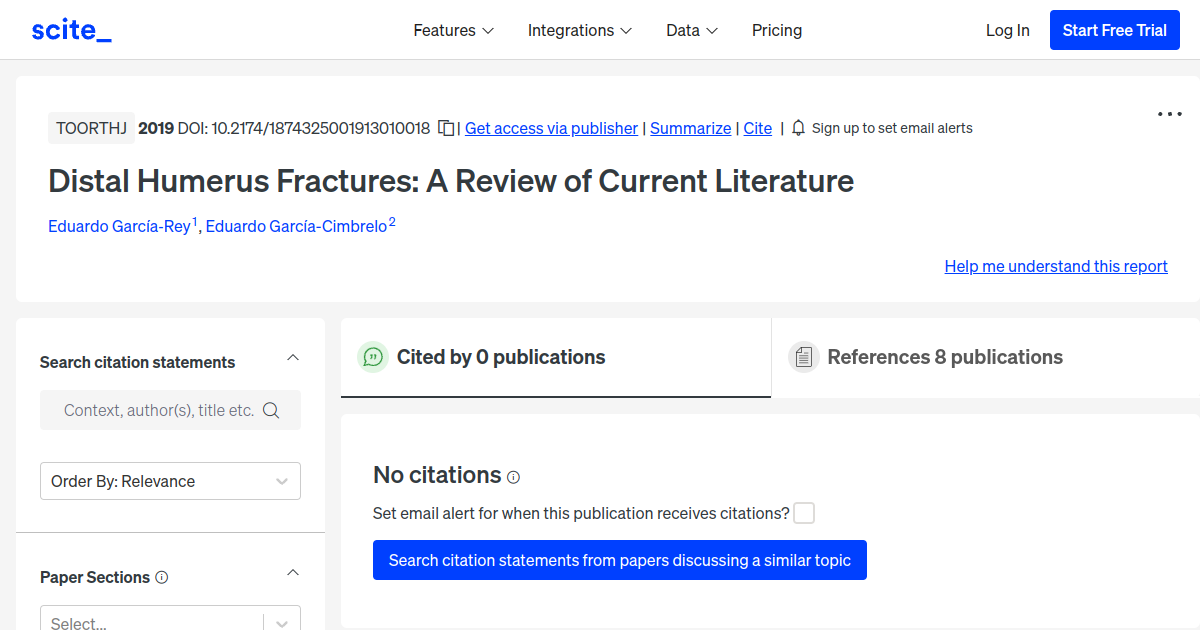 fractures of the distal humerus