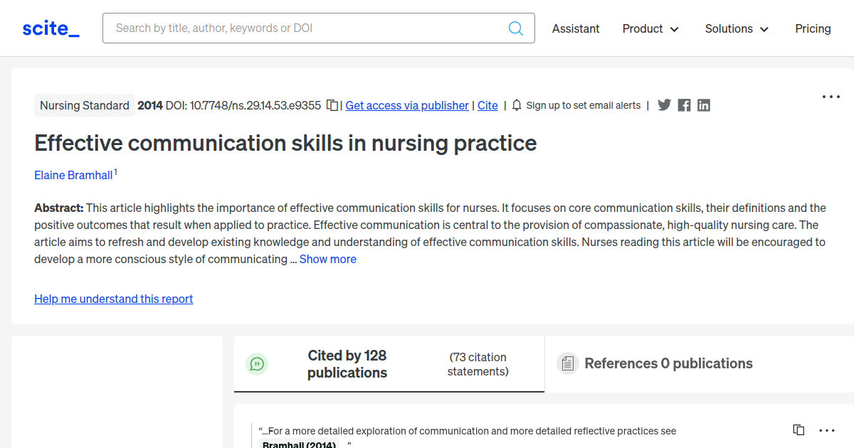 effective-communication-skills-in-nursing-practice-scite-report