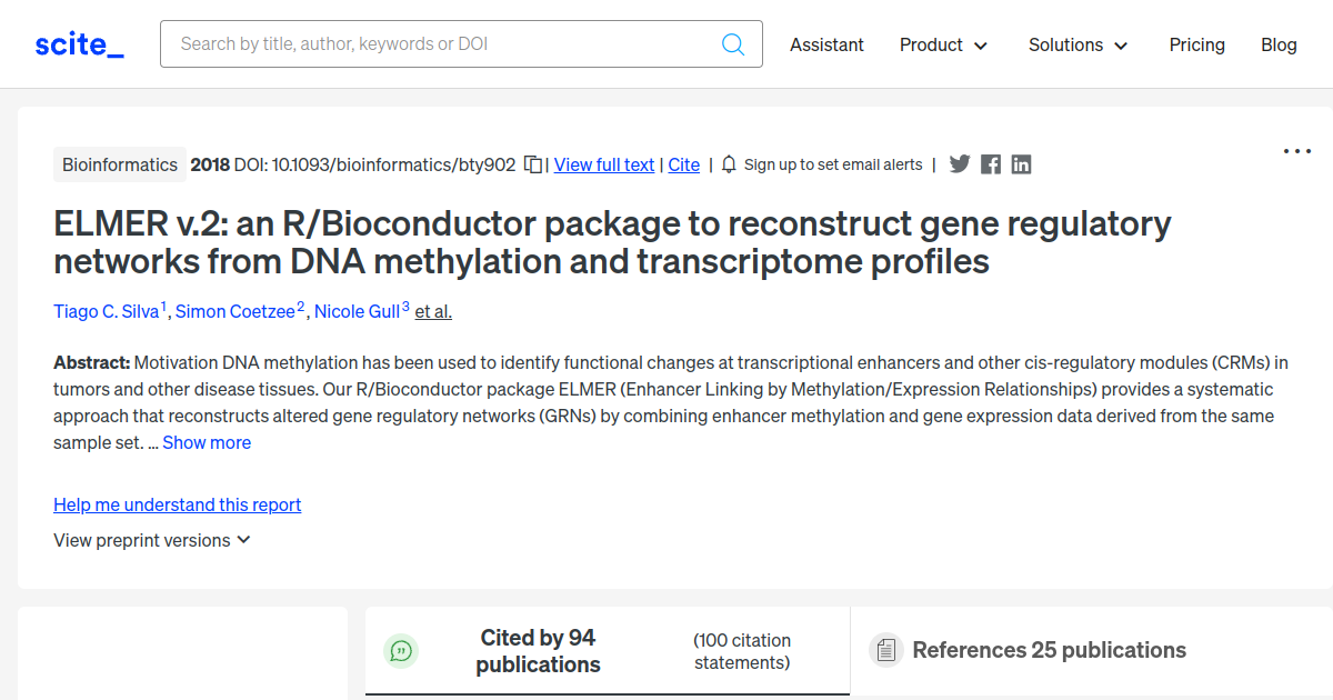 ELMER V.2: An R/Bioconductor Package To Reconstruct Gene Regulatory ...