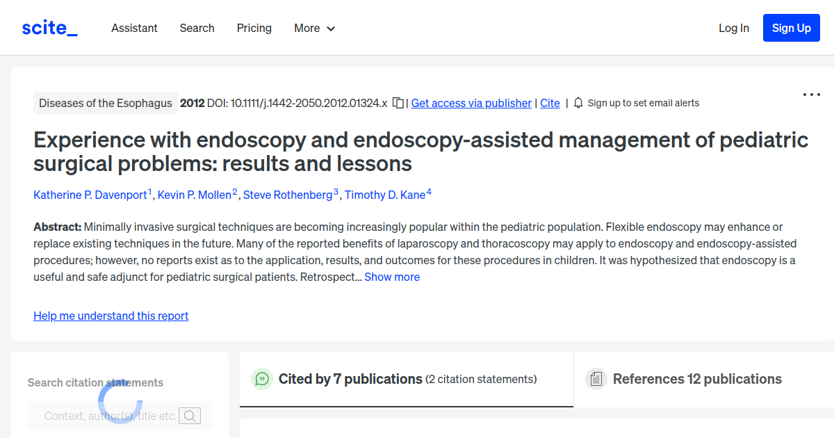 Experience with endoscopy and endoscopyassisted management of