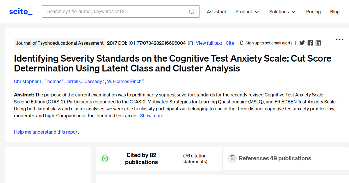 identifying-severity-standards-on-the-cognitive-test-anxiety-scale-cut