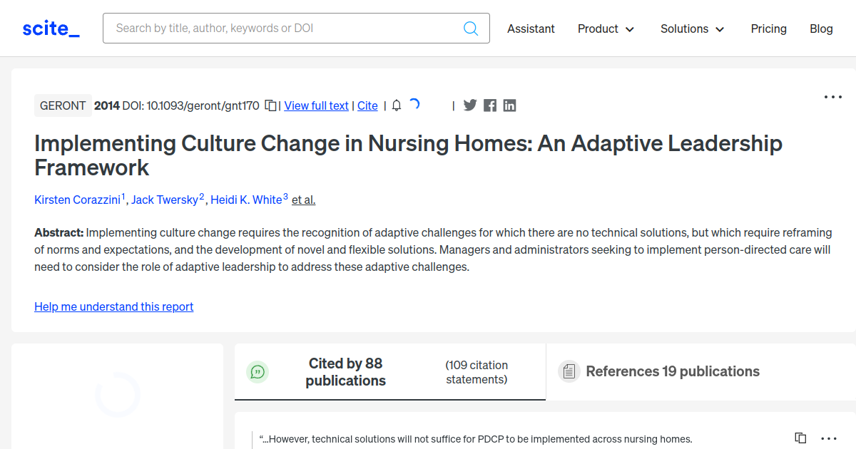 implementing-culture-change-in-nursing-homes-an-adaptive-leadership