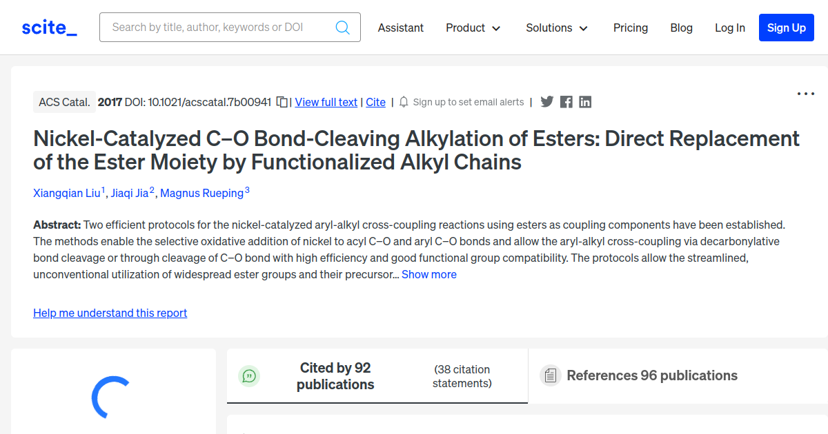 Nickel-Catalyzed Alkylation of Amide Derivatives