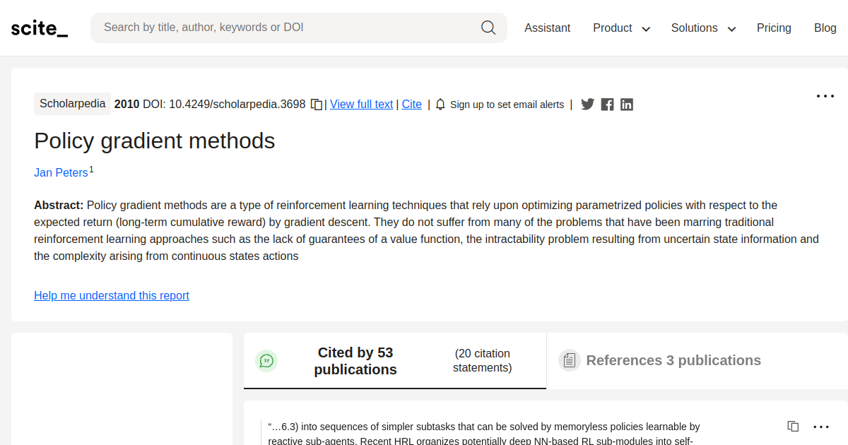 policy-gradient-methods-scite-report