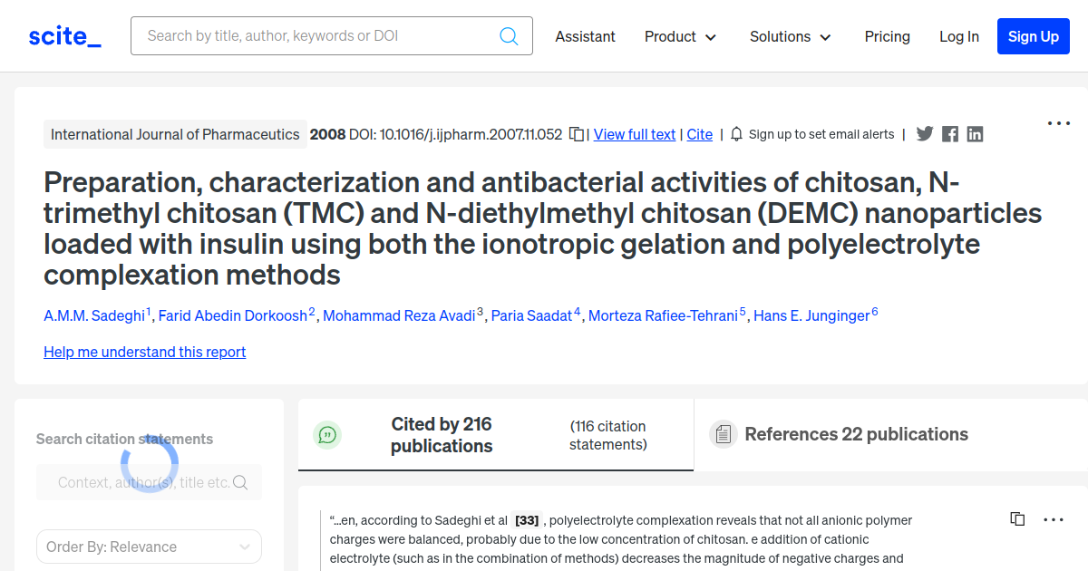 Preparation Characterization And Antibacterial Activities Of Chitosan