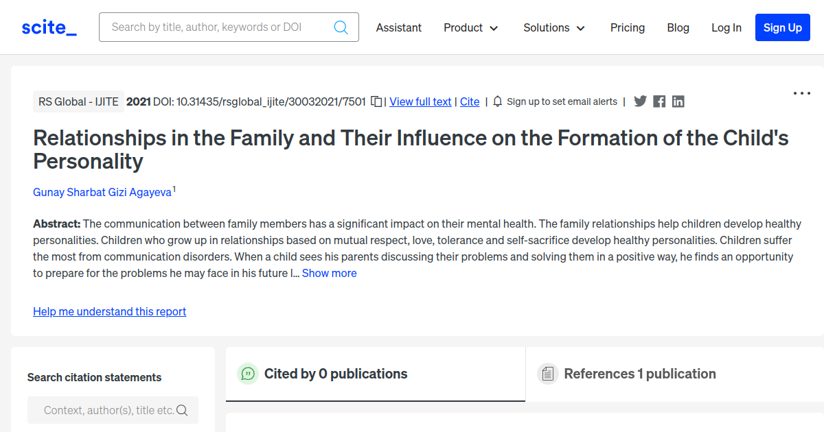 relationships-in-the-family-and-their-influence-on-the-formation-of-the