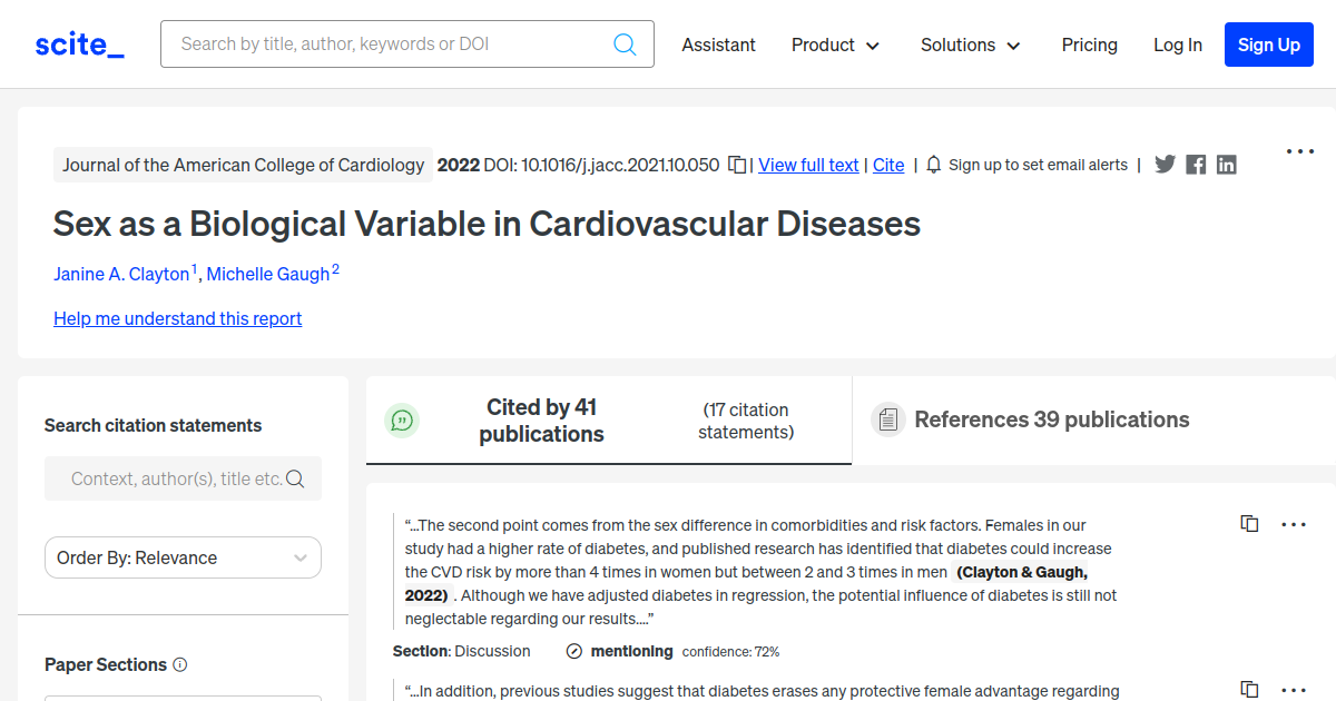 sex-as-a-biological-variable-in-cardiovascular-diseases-scite-report