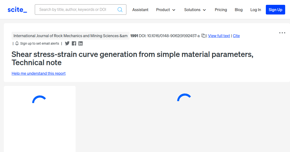 shear-stress-strain-curve-generation-from-simple-material-parameters