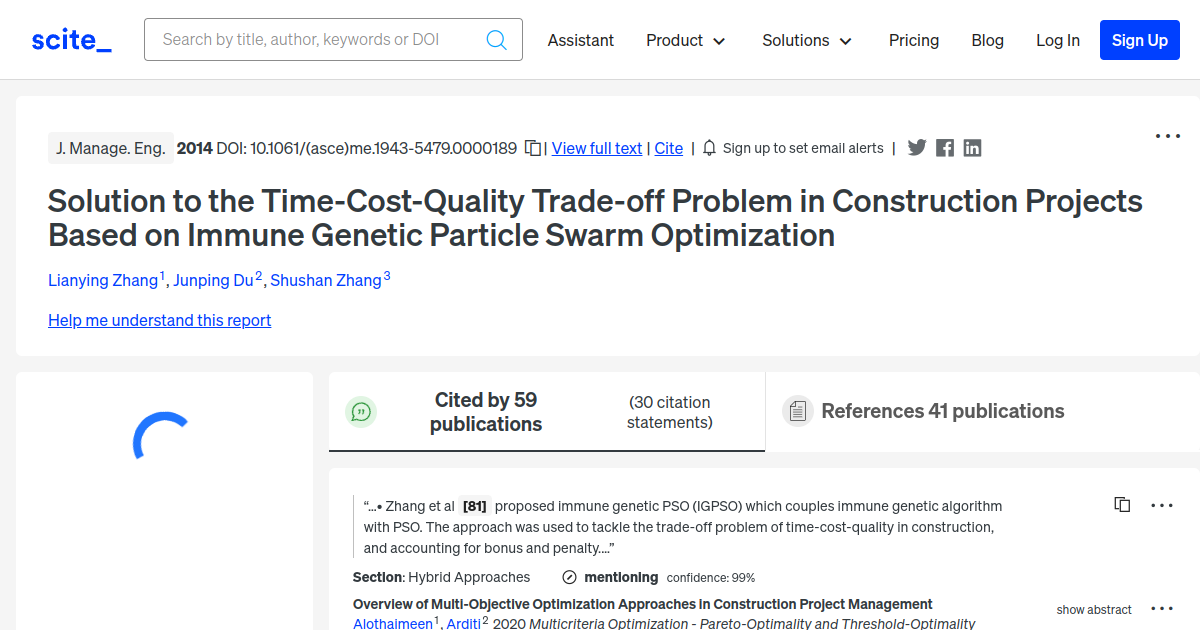 solution-to-the-time-cost-quality-trade-off-problem-in-construction