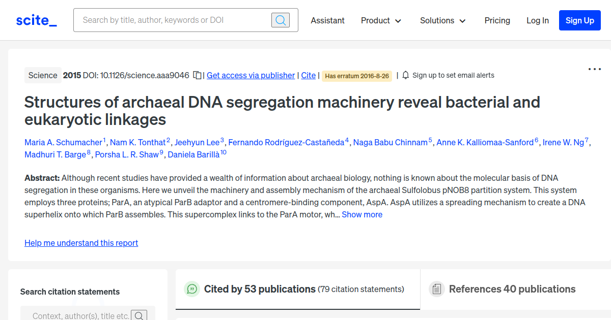 Structures of archaeal DNA segregation machinery reveal bacterial and