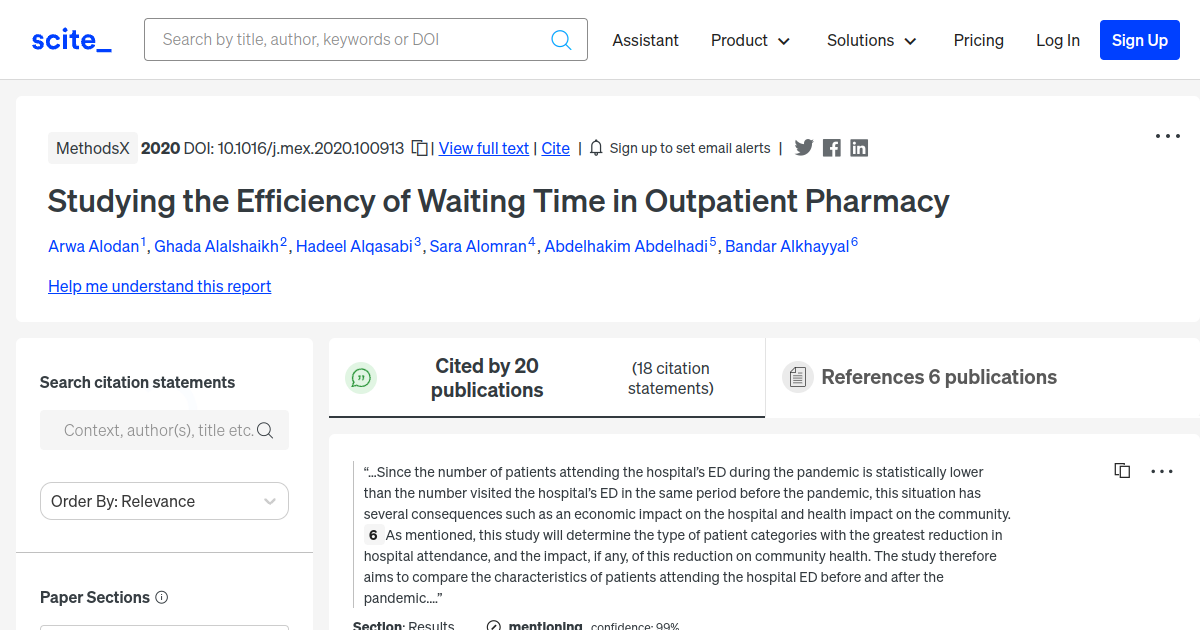 studying-the-efficiency-of-waiting-time-in-outpatient-pharmacy-scite