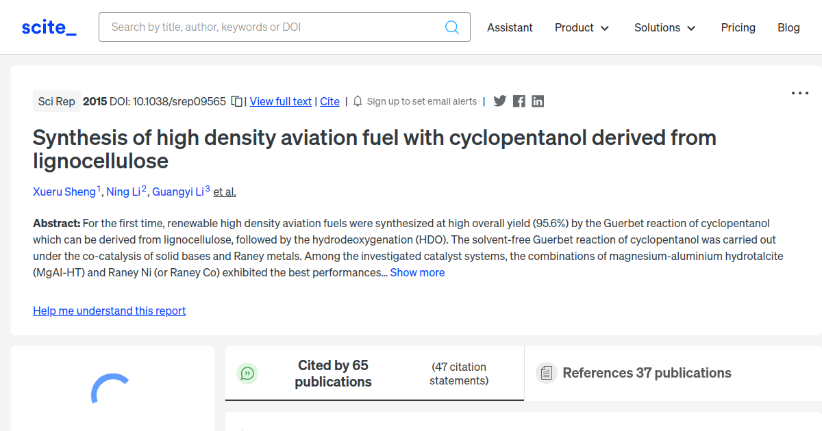 synthesis-of-high-density-aviation-fuel-with-cyclopentanol-derived-from