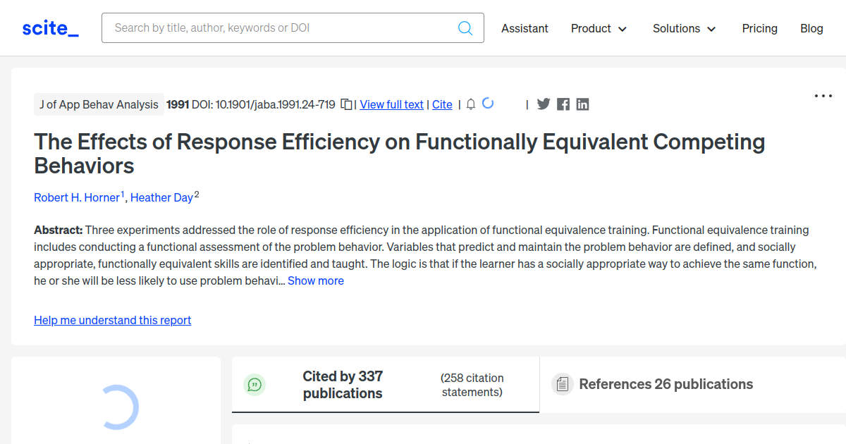 the-effects-of-response-efficiency-on-functionally-equivalent-competing