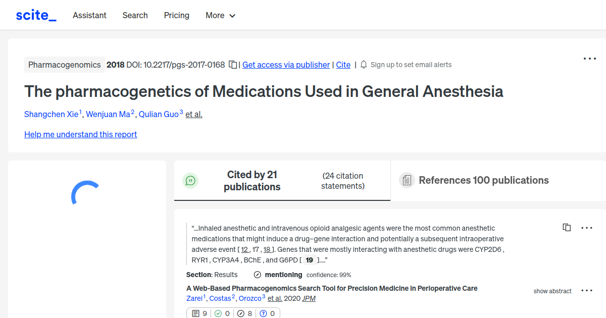 The of medications used in general anesthesia [scite