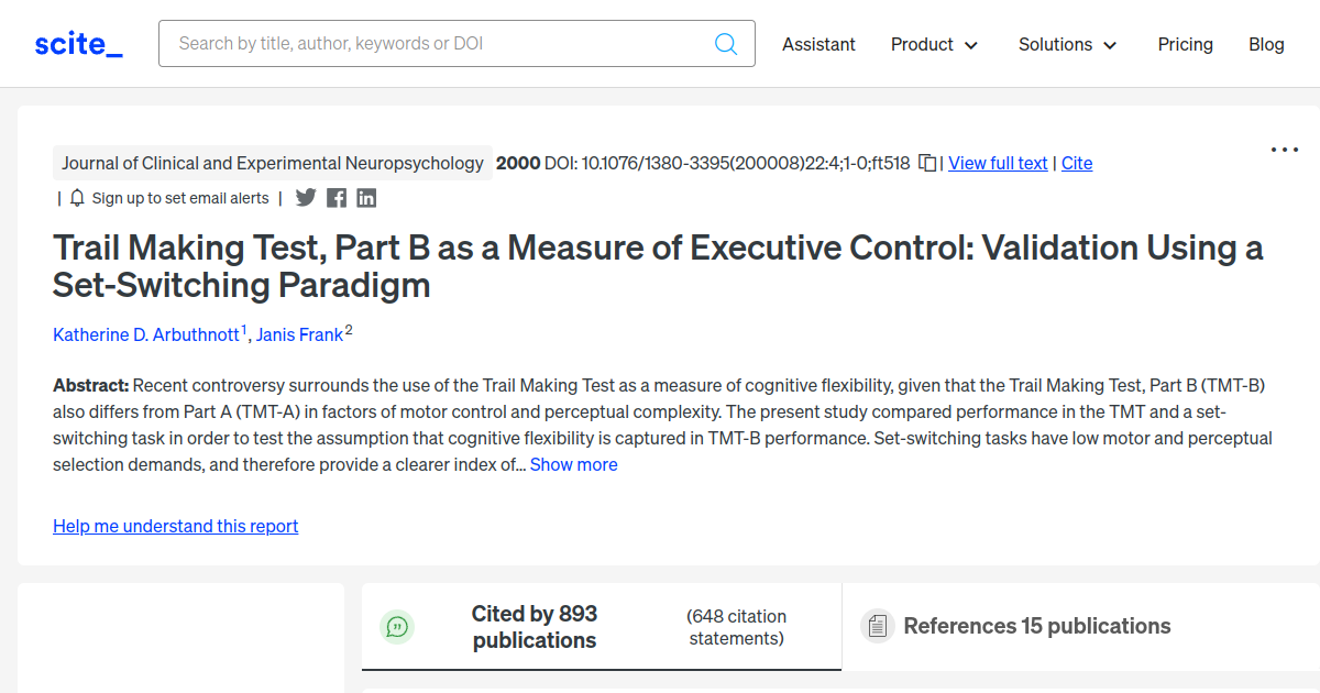 trail-making-test-part-b-as-a-measure-of-executive-control-validation