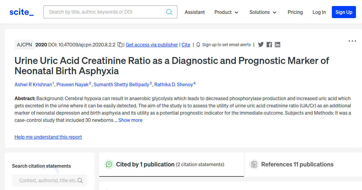 urine-uric-acid-creatinine-ratio-as-a-diagnostic-and-prognostic-marker