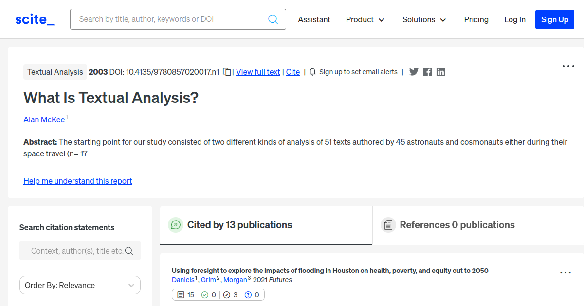 What Is Textual Analysis