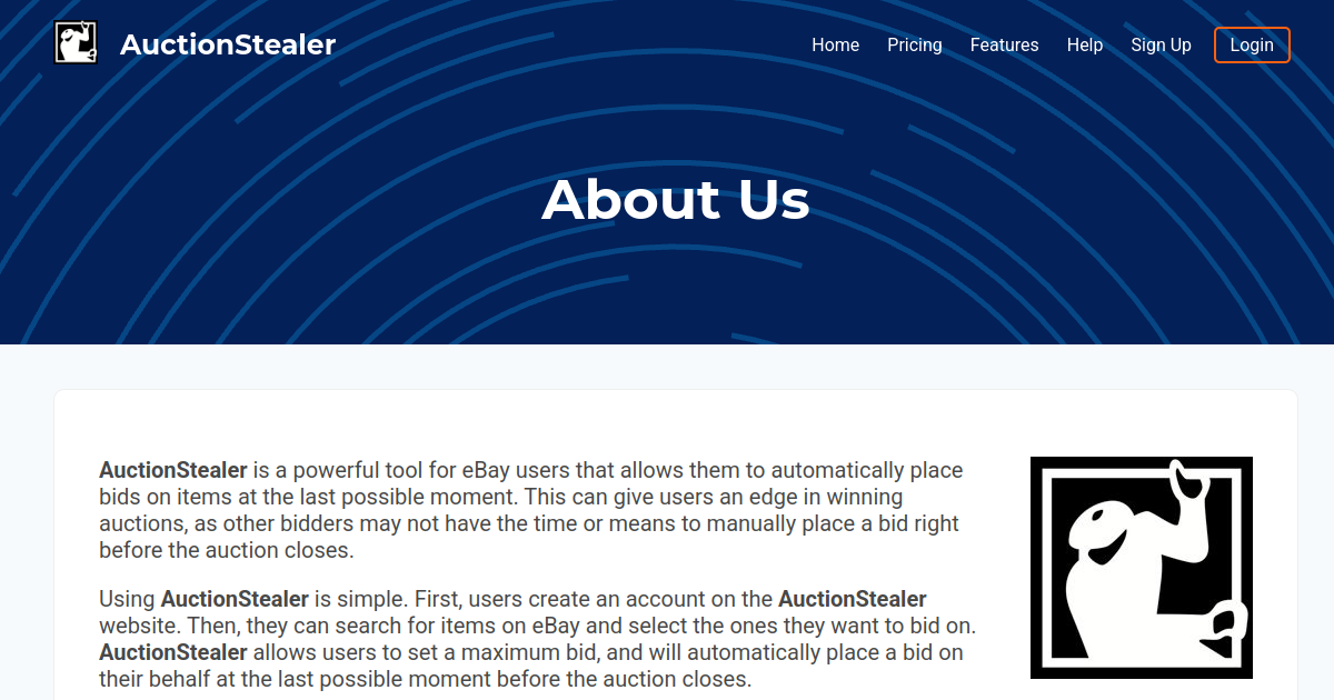 Last Second Bidding AuctionStealer